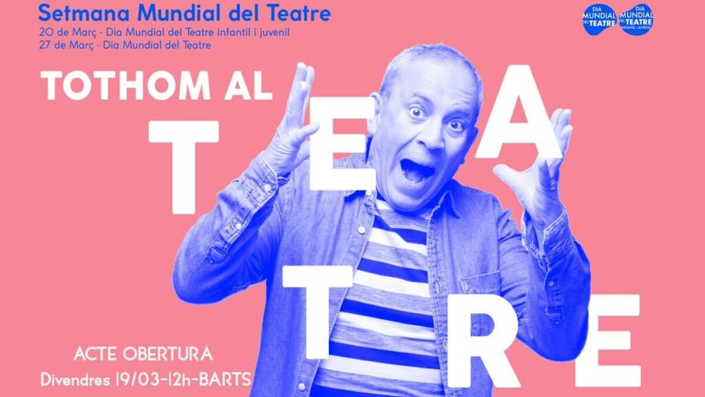 setmana mundial del teatre, obras, autores, actores, Barcelona, covid 