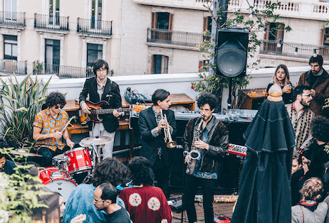 rooftops en Barcelona con música en directo