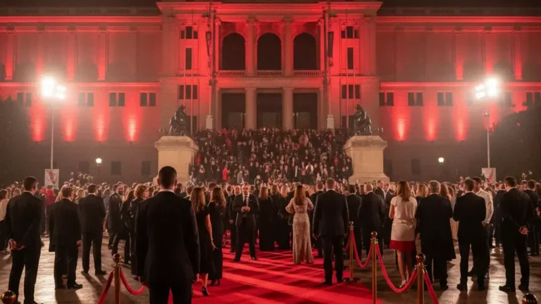 gala people in red barcelona 2026